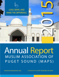 Annual Report - Muslim Association of Puget Sound