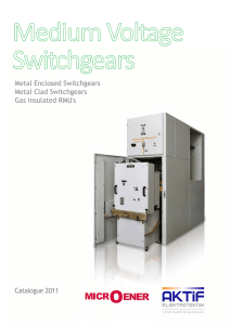 Catalogue 2011 Metal Enclosed Switchgears Metal