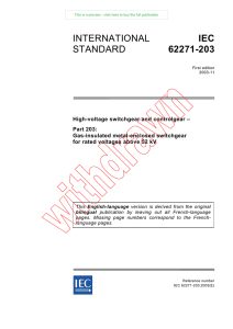 international standard iec 62271-203