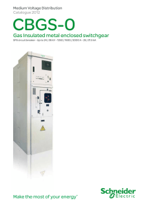Gas Insulated metal enclosed switchgear