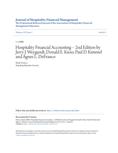Hospitality Financial Accounting â•ﬁ 2nd Edition by Jerry J