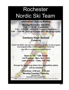 Rochester Nordic Ski Team - Rochester Active Sports Club