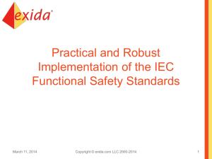 Practical and Robust Implementation of the IEC Functional Safety