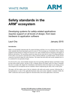 Safety standards in the ARM ecosystem