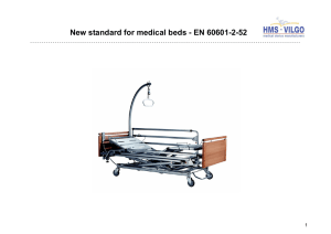 New standard for medical beds - EN 60601-2-52 - HMS