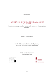 Analysis of Charge Balancer System