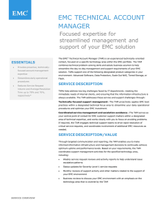 H8887.3 EMC Technical Account Manager