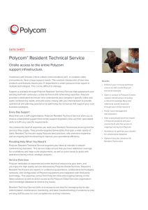 Polycom Resident Technical Services