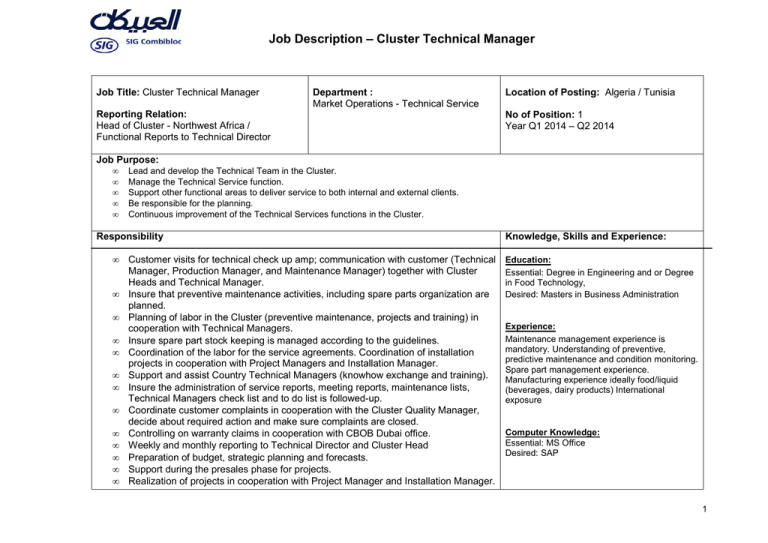 cluster-technical-manager-northwest-africa