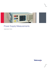 Power Supply Measurements