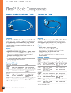 Double Headed Distribution Cable