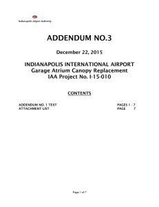 Addendum 3 (002) - Indianapolis International Airport