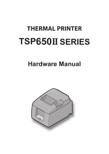 Hardware Manual TSP650II Series