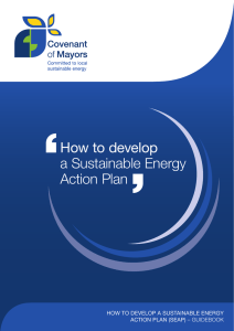 How to develop a Sustainable Energy Action Plan (SEAP)