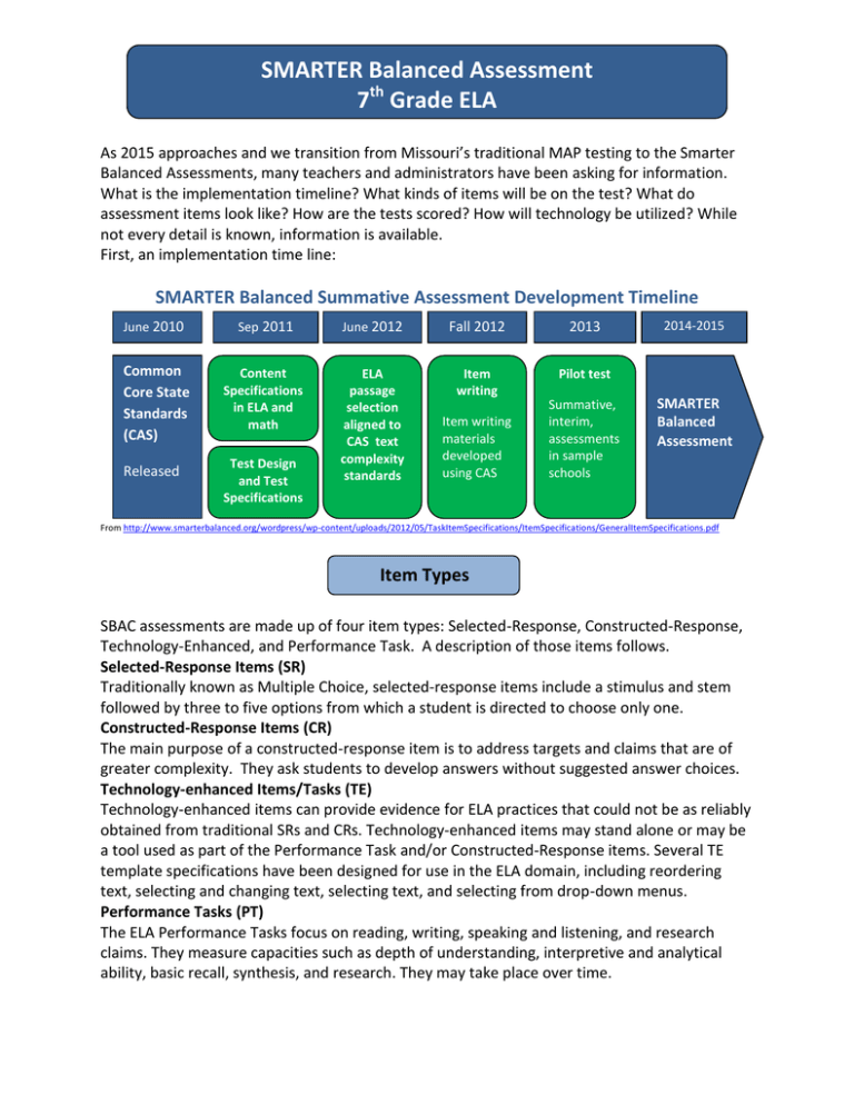 SBAC Sample Items