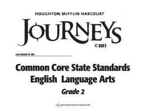 Grade 2 Journeys Common Core