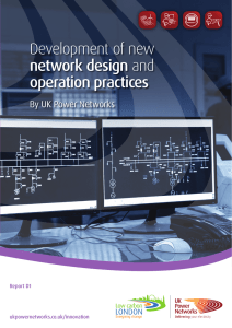 D1 Development of new network design and operation practices D1