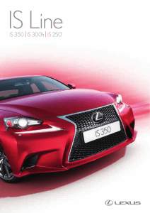 Brochure: Lexus XE30 IS (January 2014)