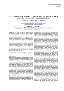 electromagnetic torque estimation by kalman filter for dynamic