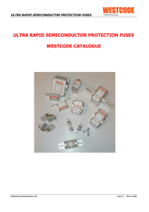 Ultra Rapid Semiconductor Protection Fuse - e