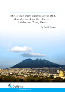 InSAR time series analysis of the 2006 Slow Slip Event on