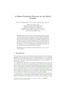 A Refined Evaluation Function for the MinLA Problem