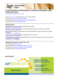 In situ microwave characterization of microwire