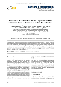 Research on Modified Root-MUSIC Algorithm of DOA Estimation