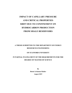 Impact of Capillary Pressure and Critical Properties Shift Due to