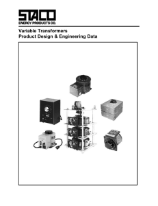 variable transformer design information