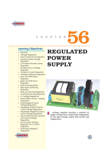 REGULATED POWER SUPPLY