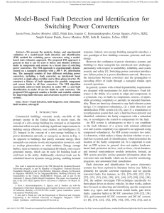 Model-Based Fault Detection and Identification for