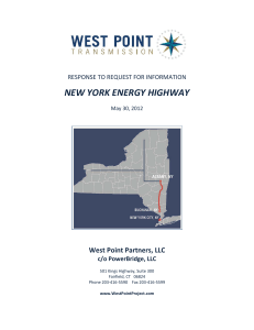 West Point Partners, LLC - New York Energy Highway