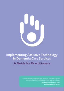 Implementing Assistive Technology in Dementia Care