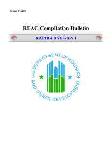 REAC Compilation Bulletin