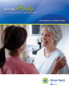 The Surgical Patient Guide - Missouri Baptist Medical Center