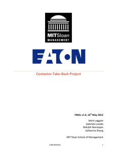Contactor Take-Back Project