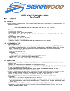 SignaWood 50 System CSI Specifications