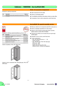 Cabinets – VARISTAR - ServicePLUS EMC