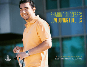 sharing successes - Mount Royal University