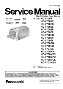 HC-V700PC HC-V700EB HC-V700EC HC-V700EE HC