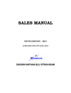 sales manual