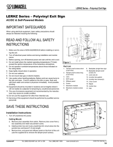 Instruction Sheet