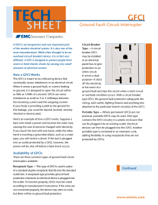 GFCI: Ground Fault Circuit Interrupter