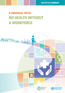no health without a workforce