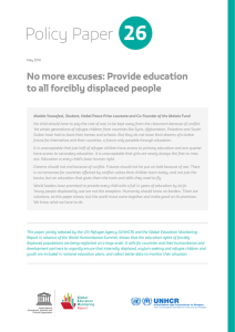 No more excuses: provide education to all - unesdoc