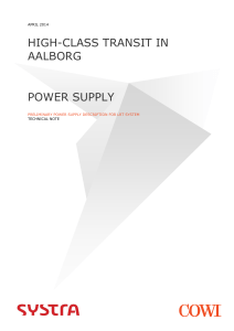 HIGH-CLASS TRANSIT IN AALBORG POWER SUPPLY