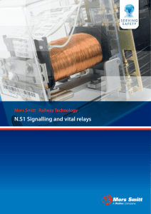 N.S1 Signalling and vital relays