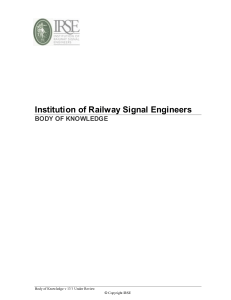 Institution of Railway Signal Engineers