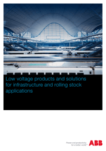 Low voltage products and solutions for infrastructure and